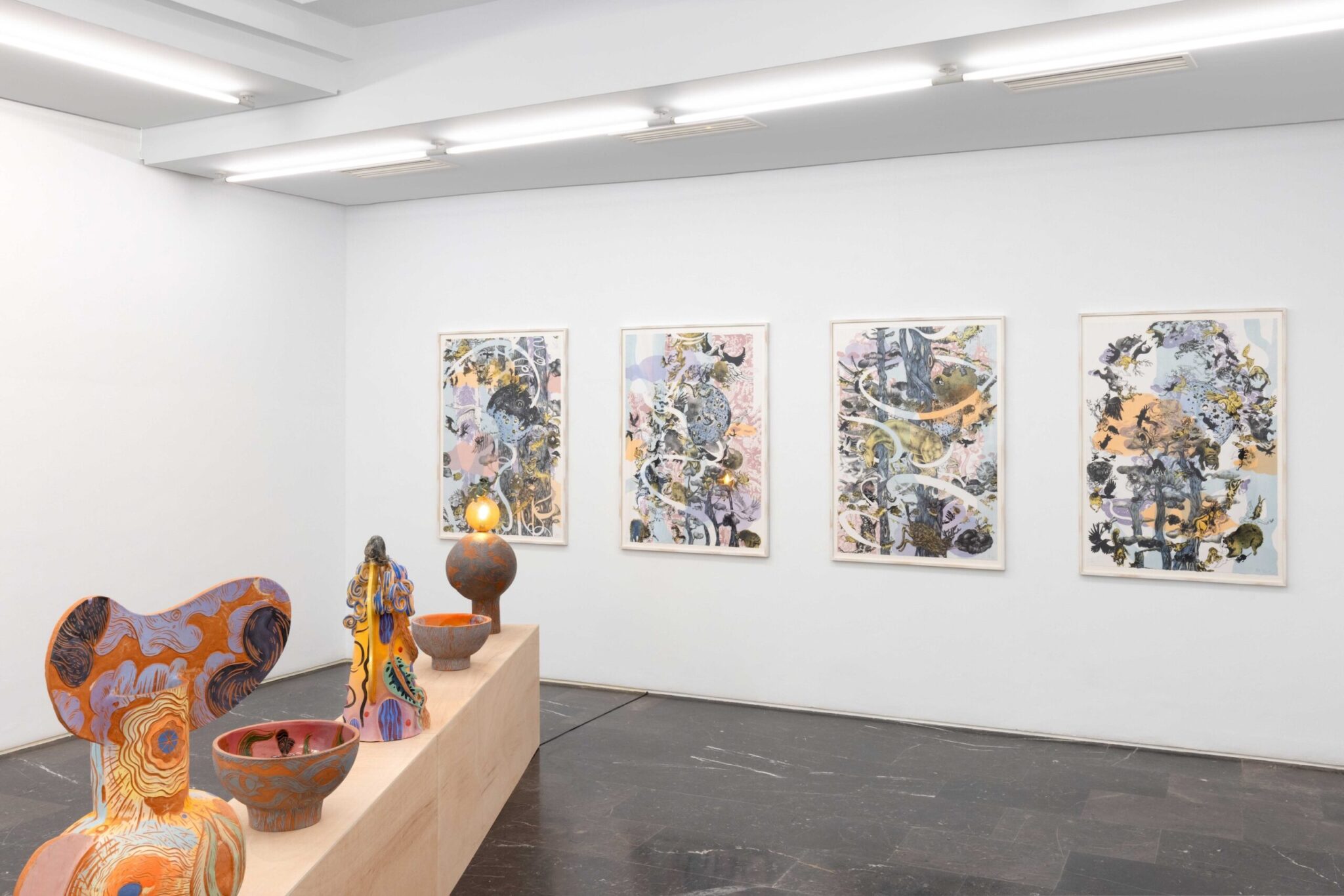 El pie del bosque. Alexandre Lamarche y Florentine Ovize. Galería Luis Adelantado