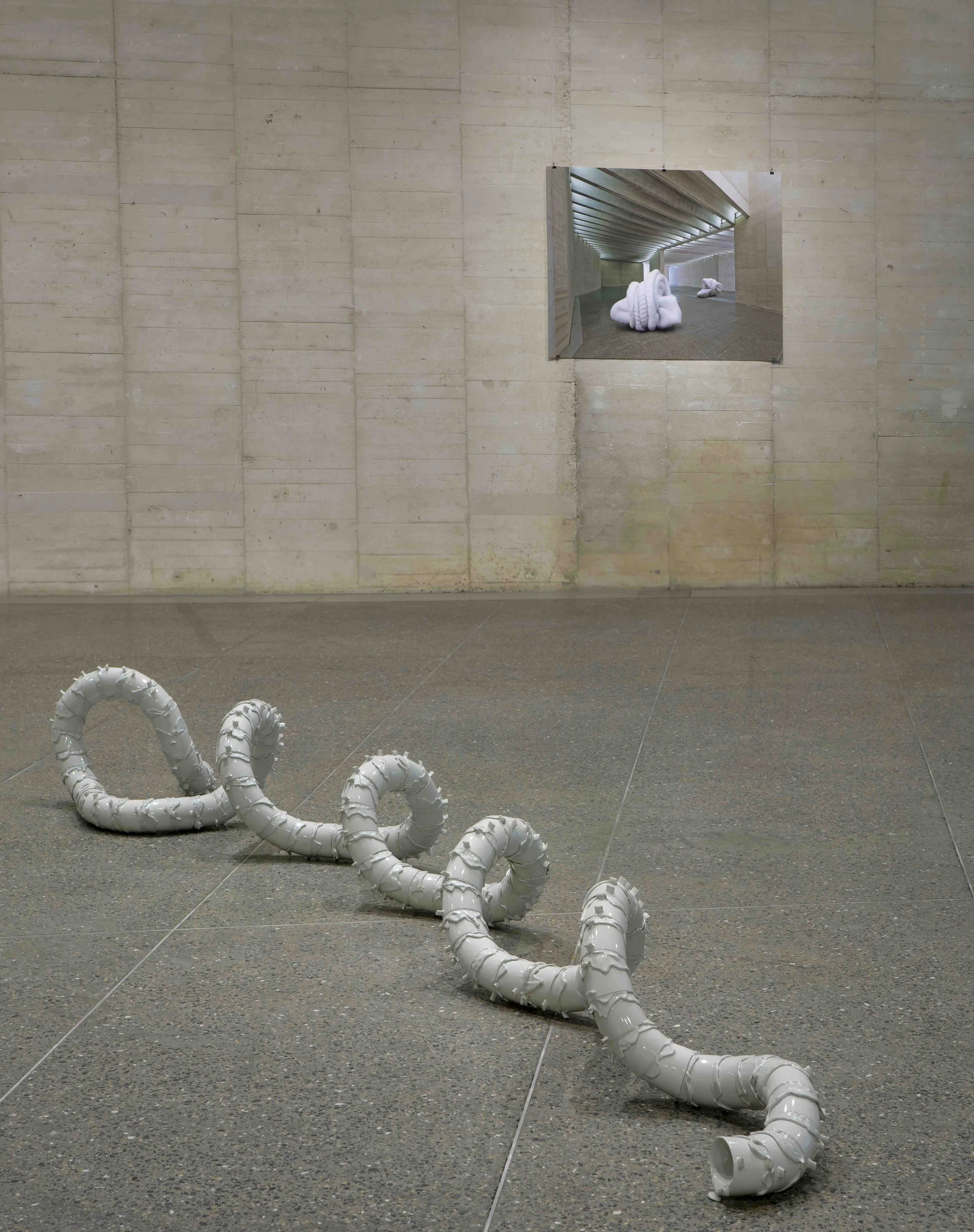 Vista de la exposición de Ana Prada en el MUSAC, Museo de Arte Contemporáneo de Castilla y León